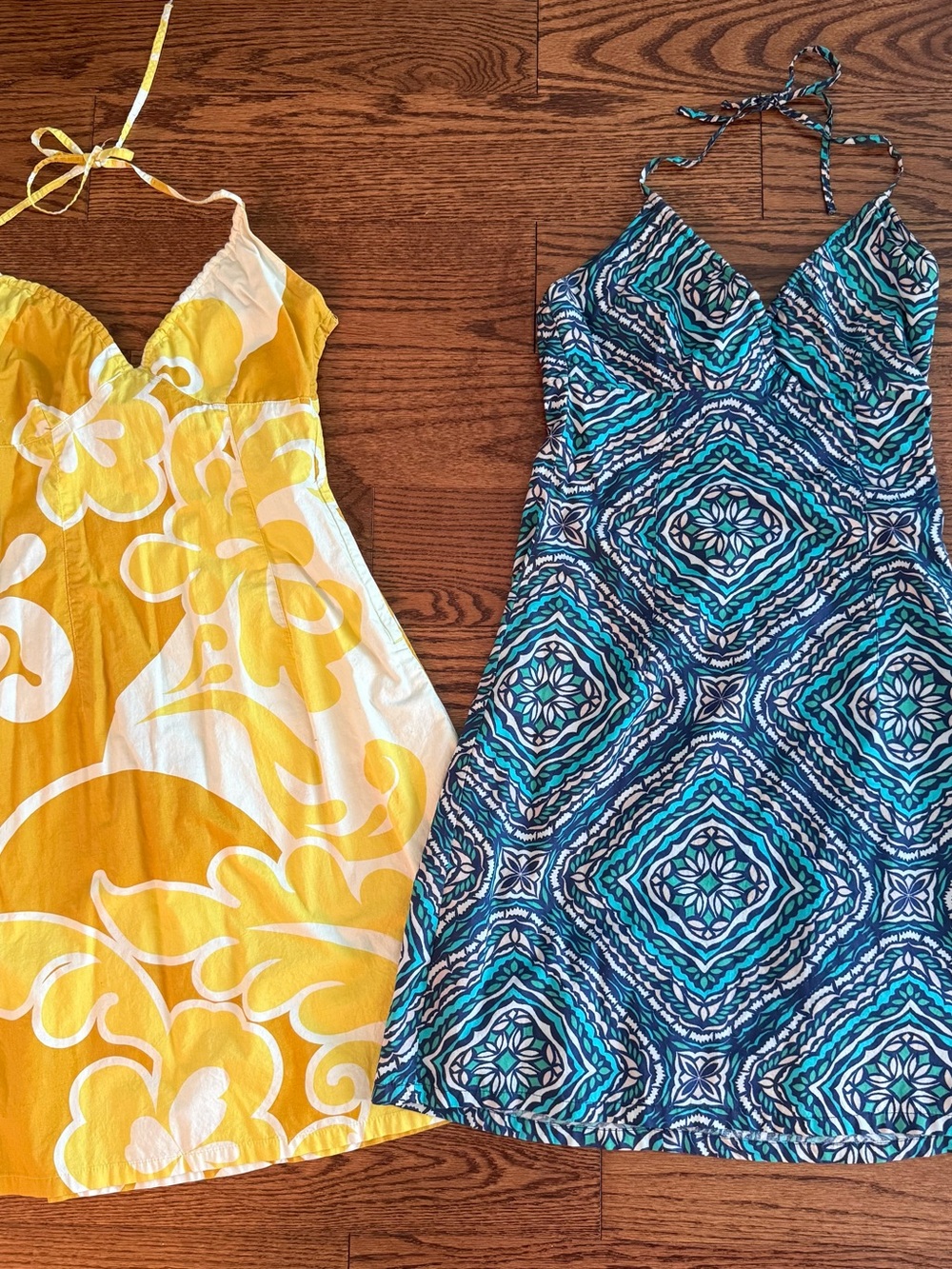 2 Summer Dresses 100% Cotton